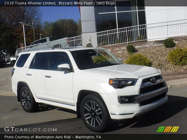 2018 Toyota 4Runner Limited in Blizzard White Pearl