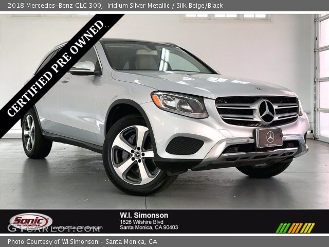 2018 Mercedes-Benz GLC 300 in Iridium Silver Metallic