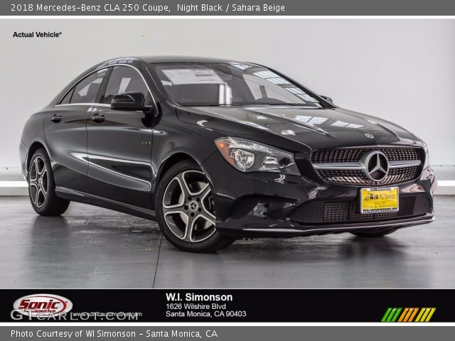 2018 Mercedes-Benz CLA 250 Coupe in Night Black