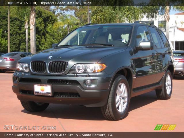 2006 BMW X5 3.0i in Highland Green Metallic