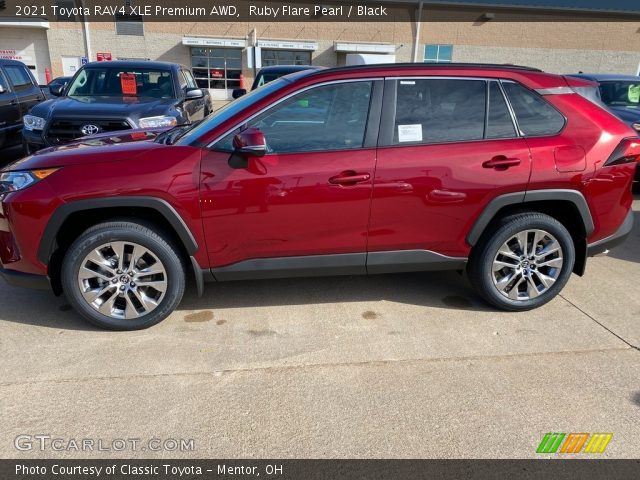 2021 Toyota RAV4 XLE Premium AWD in Ruby Flare Pearl
