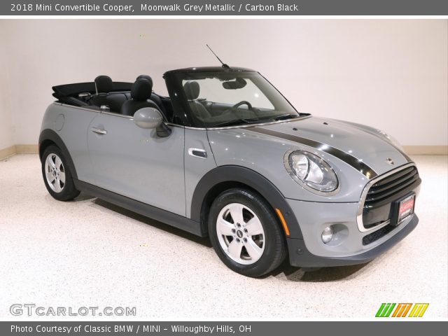 2018 Mini Convertible Cooper in Moonwalk Grey Metallic