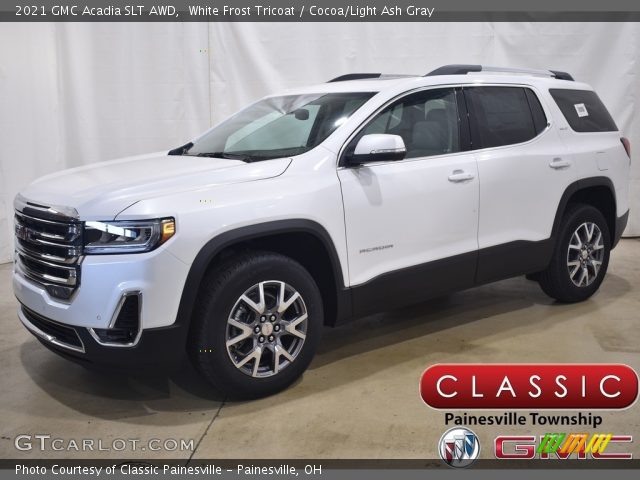 2021 GMC Acadia SLT AWD in White Frost Tricoat