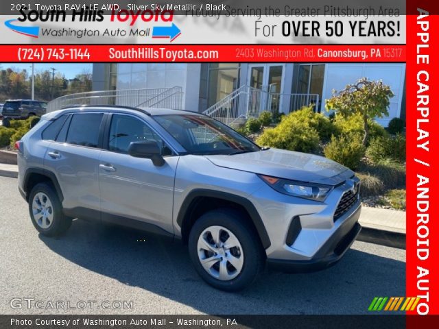 2021 Toyota RAV4 LE AWD in Silver Sky Metallic