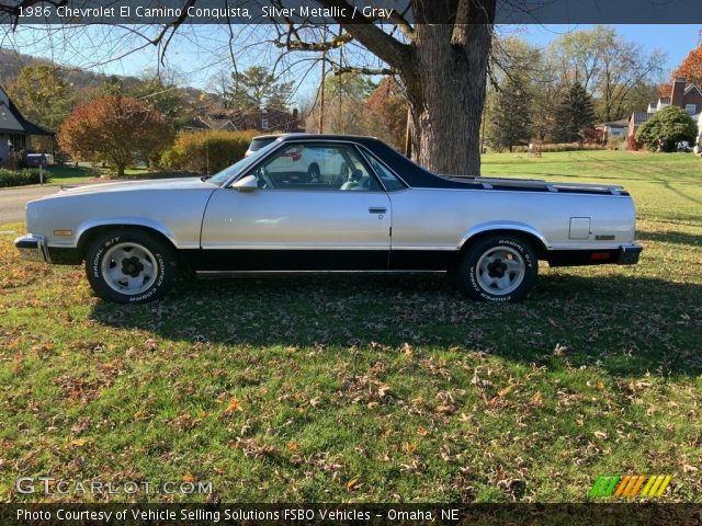 1986 Chevrolet El Camino Conquista in Silver Metallic