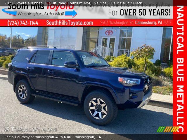 2021 Toyota 4Runner TRD Off Road Premium 4x4 in Nautical Blue Metallic