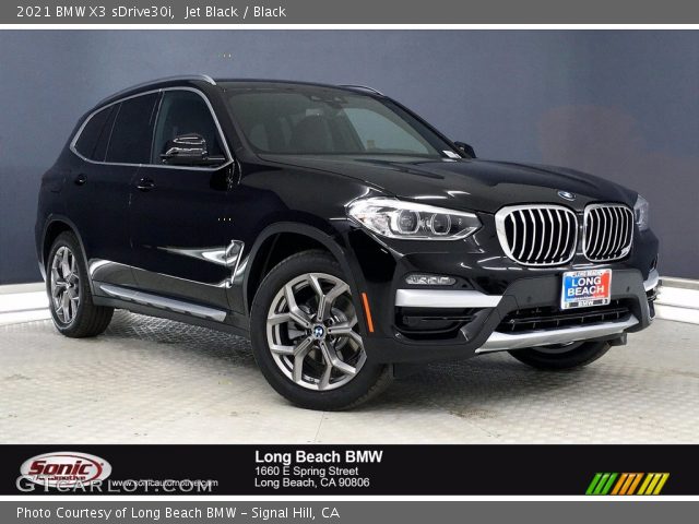 2021 BMW X3 sDrive30i in Jet Black