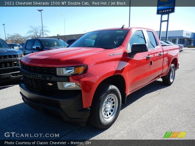 2021 Chevrolet Silverado 1500 WT Double Cab in Red Hot