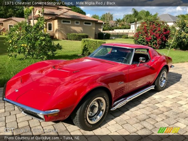 1971 Chevrolet Corvette Stingray Coupe in Mille Miglia Red