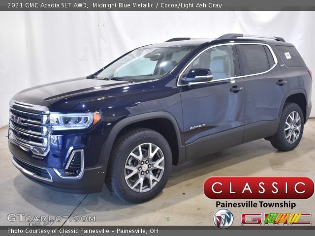2021 GMC Acadia SLT AWD in Midnight Blue Metallic