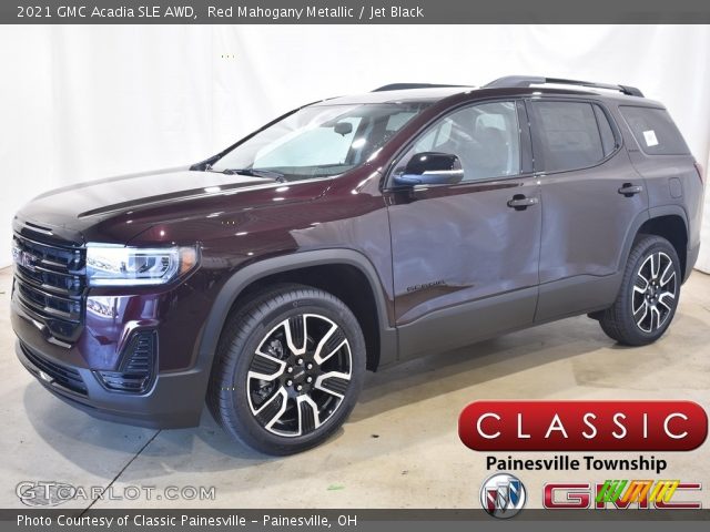 2021 GMC Acadia SLE AWD in Red Mahogany Metallic