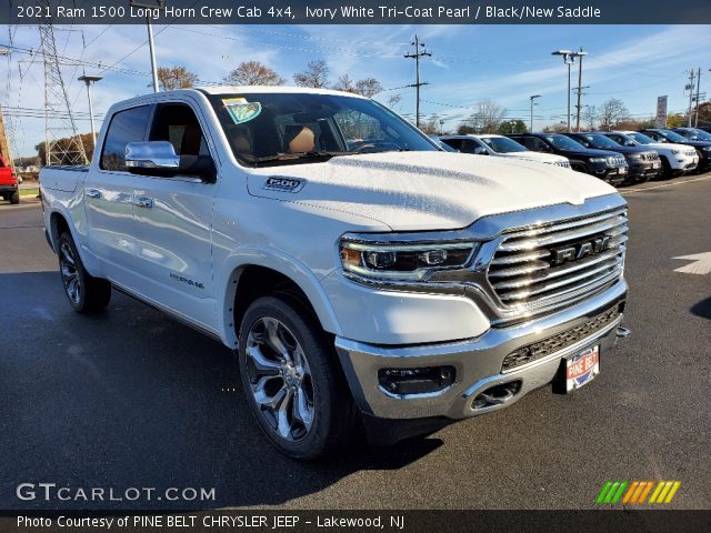 2021 Ram 1500 Long Horn Crew Cab 4x4 in Ivory White Tri-Coat Pearl