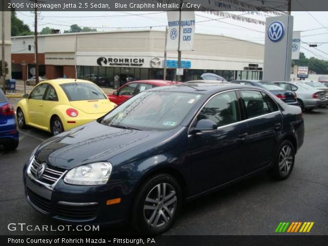 2006 Volkswagen Jetta 2.5 Sedan in Blue Graphite Metallic