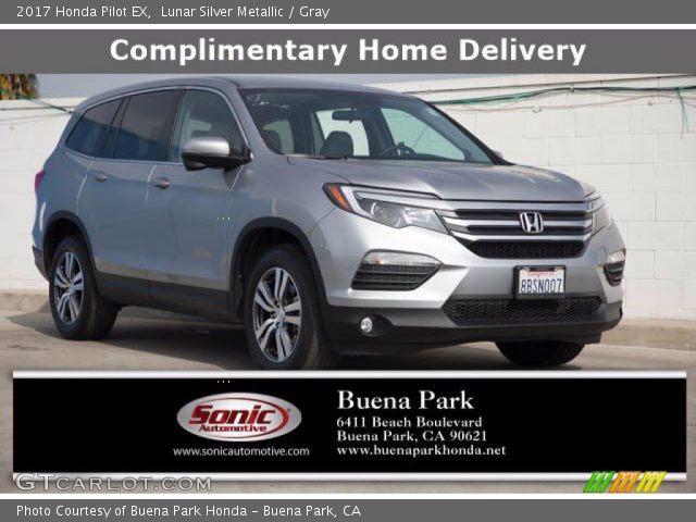 2017 Honda Pilot EX in Lunar Silver Metallic