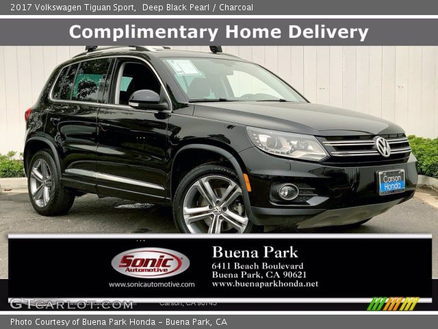 2017 Volkswagen Tiguan Sport in Deep Black Pearl