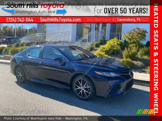 2021 Toyota Camry SE in Blueprint