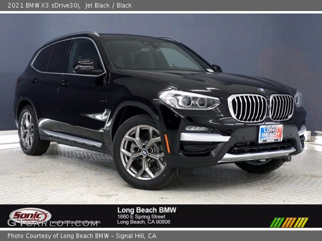 2021 BMW X3 sDrive30i in Jet Black