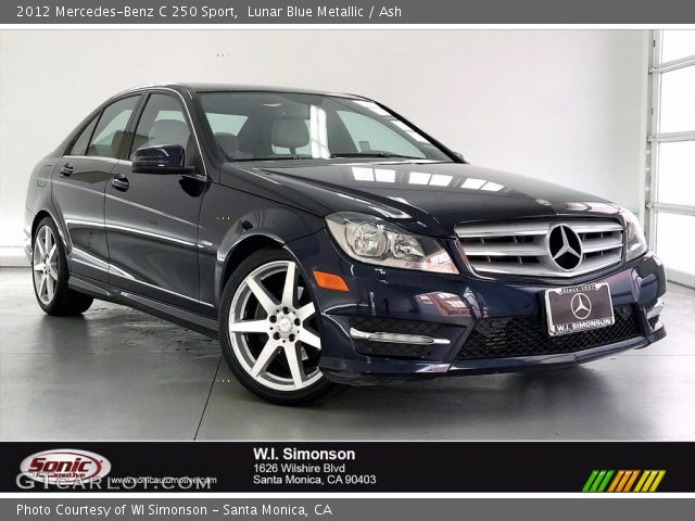 2012 Mercedes-Benz C 250 Sport in Lunar Blue Metallic