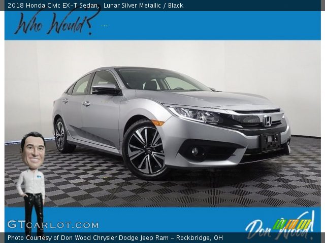 2018 Honda Civic EX-T Sedan in Lunar Silver Metallic