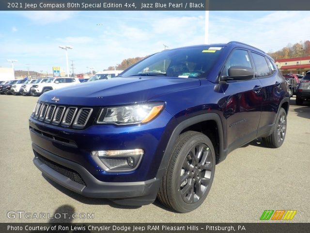 2021 Jeep Compass 80th Special Edition 4x4 in Jazz Blue Pearl