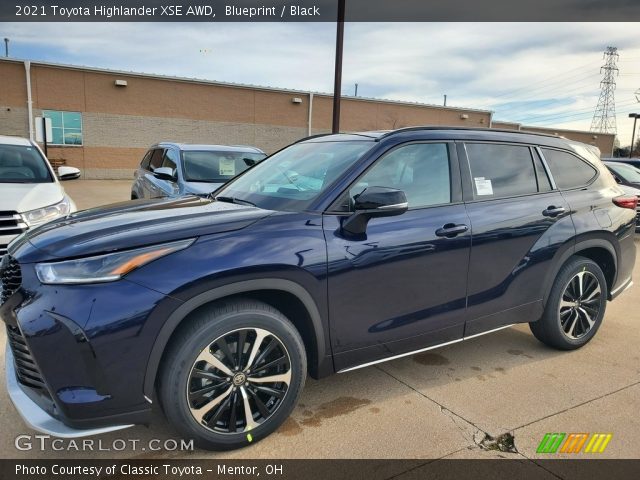 2021 Toyota Highlander XSE AWD in Blueprint