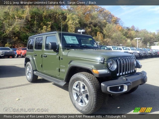 2021 Jeep Wrangler Unlimited Sahara 4x4 in Sarge Green