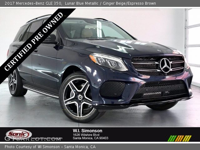 2017 Mercedes-Benz GLE 350 in Lunar Blue Metallic
