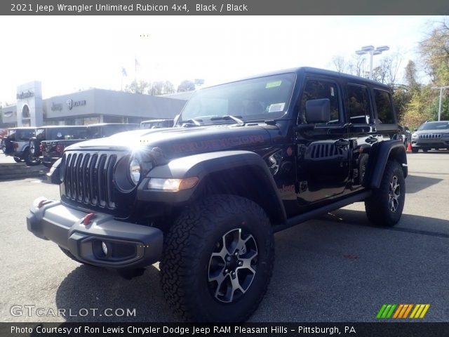 2021 Jeep Wrangler Unlimited Rubicon 4x4 in Black