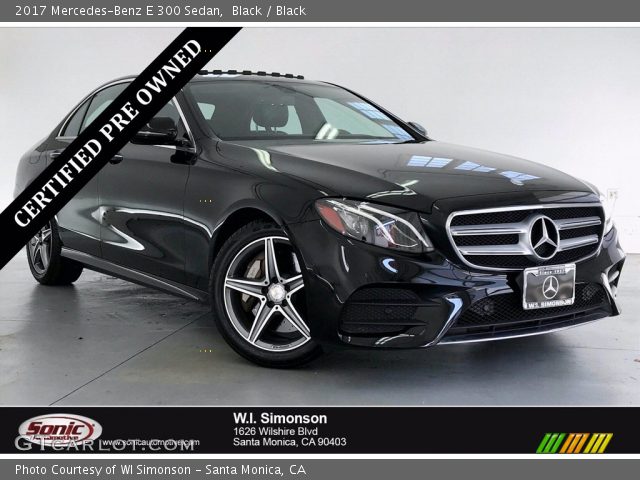 2017 Mercedes-Benz E 300 Sedan in Black