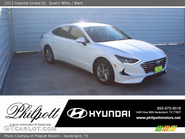 2021 Hyundai Sonata SE in Quartz White