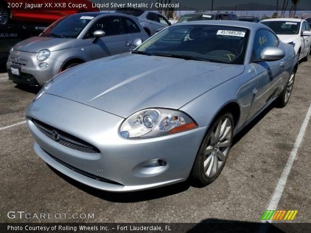 2007 Jaguar XK XK8 Coupe in Liquid Silver Metallic