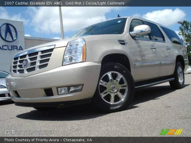 2007 Cadillac Escalade ESV AWD in Gold Mist