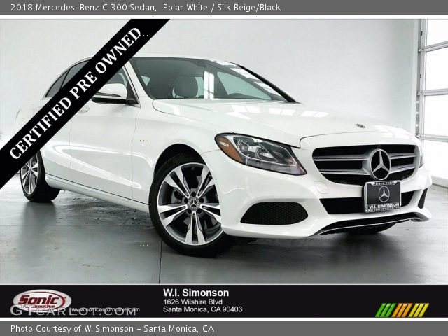 2018 Mercedes-Benz C 300 Sedan in Polar White
