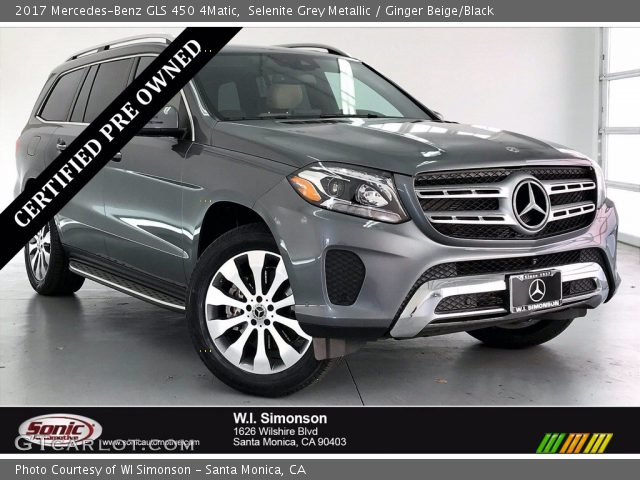 2017 Mercedes-Benz GLS 450 4Matic in Selenite Grey Metallic
