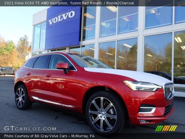 2021 Volvo XC60 T5 AWD Inscription in Fusion Red Metallic