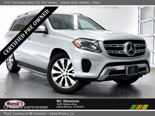 2017 Mercedes-Benz GLS 450 4Matic in Iridium Silver Metallic
