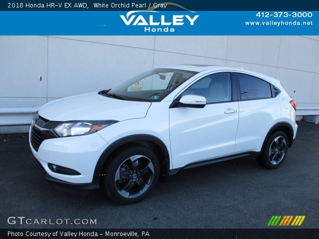 2018 Honda HR-V EX AWD in White Orchid Pearl