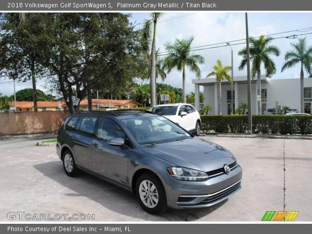 2018 Volkswagen Golf SportWagen S in Platinum Gray Metallic