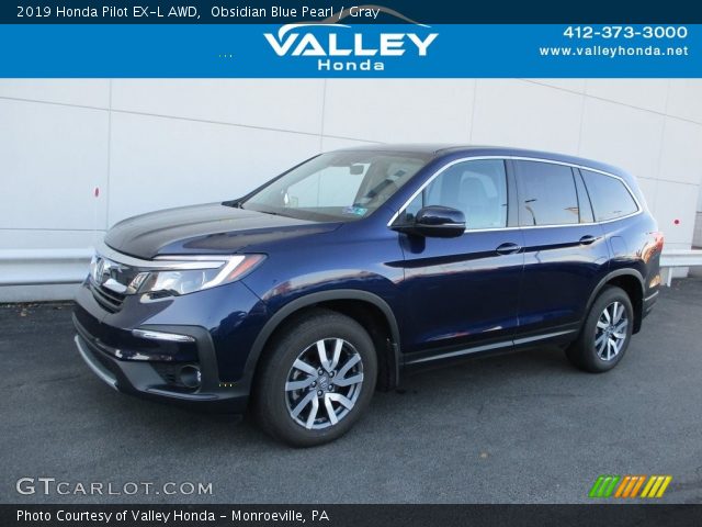 2019 Honda Pilot EX-L AWD in Obsidian Blue Pearl