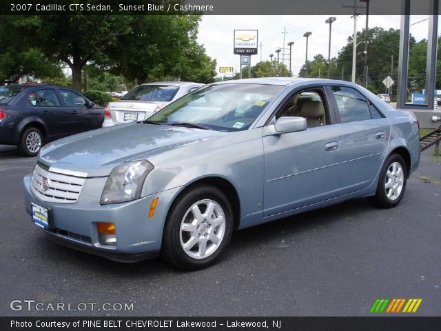 2007 Cadillac CTS Sedan in Sunset Blue