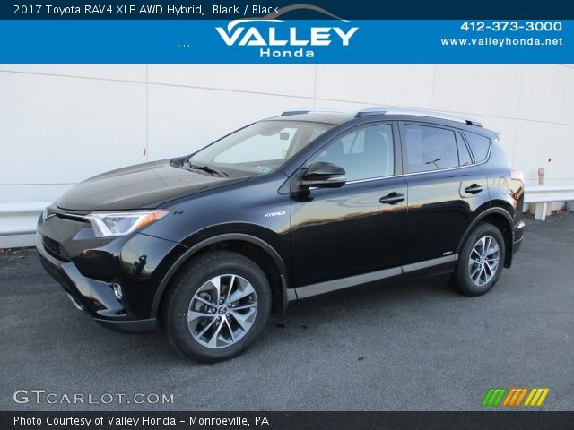 2017 Toyota RAV4 XLE AWD Hybrid in Black