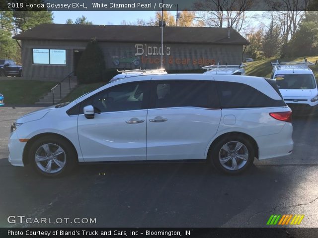 2018 Honda Odyssey EX-L in White Diamond Pearl