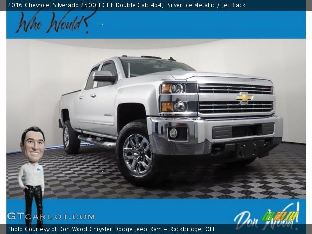 2016 Chevrolet Silverado 2500HD LT Double Cab 4x4 in Silver Ice Metallic