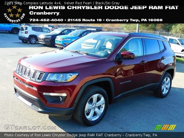 2021 Jeep Compass Latitude 4x4 in Velvet Red Pearl