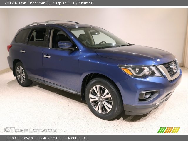 2017 Nissan Pathfinder SL in Caspian Blue