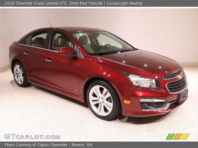 2016 Chevrolet Cruze Limited LTZ in Siren Red Tintcoat