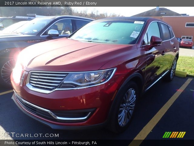 2017 Lincoln MKX Reserve AWD in Ruby Red