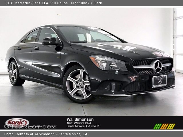2018 Mercedes-Benz CLA 250 Coupe in Night Black
