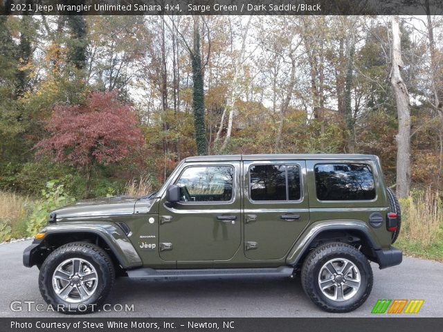 2021 Jeep Wrangler Unlimited Sahara 4x4 in Sarge Green