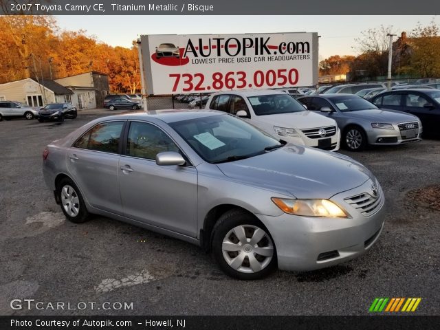 2007 Toyota Camry CE in Titanium Metallic